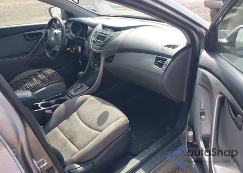 2013 Hyundai Elantra Gls из США, поврежденный, VIN KMHDH4AEXDU935886